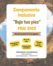 Campamentos Inclusivos del PRAE “Bajo tus pies”