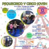 Pequecirco y Circo Joven con Estarivel 2023-24