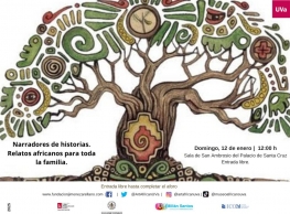 Narradores de historias en el Museo de Arte Africano Arellano Alonso