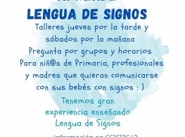 "Aprende lenguaje de signos"