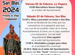 San Blas 2024 en Fresno el Viejo