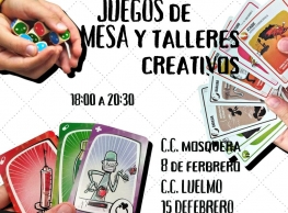 Juegos de mesa en el Centro Cívico José Luis Mosquera