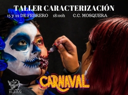 Taller de Caracterización en el Centro Cívico José Luis Mosquera