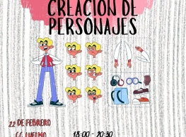 Creación de personajes en el Centro Cívico José María Luelmo