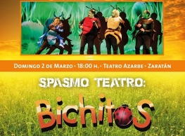 Spasmo Teatro presenta "Bichitos" en el Teatro Azarbe de Zaratán