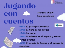 “Jugando con cuentos” en la Biblioteca Publica de Castilla y León