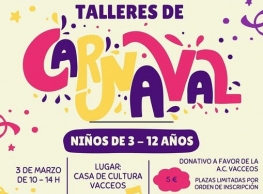 Talleres de Carnaval en Cigales 