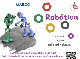 Talleres de robótica en la Biblioteca Pública de Castilla y León