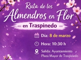 Ruta de los Almendros en Flor en Traspinedo