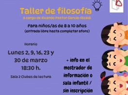 Taller de filosofía entre libros en la Biblioteca Pública de Castilla y León