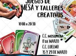 Juegos de mesa en el Centro Cívico José María Luelmo