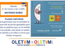Encuentro con Antonio Rubio en Oletvm Junior