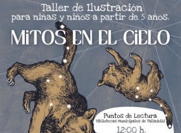 Taller de ilustración "Mitos en el cielo" en las Bibliotecas Municipales