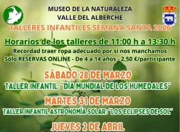 Talleres en el Museo de la Naturaleza en el Valle del Alberche