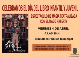 "Mago Referty" en la Biblioteca Pública de Tudela de Duero