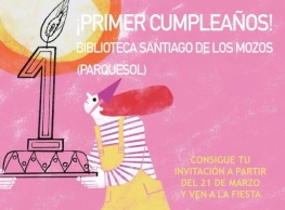 "Primer cumpleaños" en la Biblioteca Santiago de los Mozos