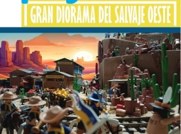 Diorama Playmobil "Salvaje Oeste" en Medina de Rioseco