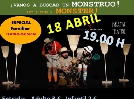 Brama Teatro presenta "Vamos a buscar un monstruo"