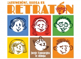 "Atención llega el retratón" en la Biblioteca Parque Alameda