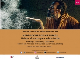 Narradores de historias en el Museo de Arte Africano Arellano Alonso