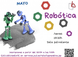 Talleres de robótica en la Biblioteca Pública de Castilla y León