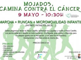 "Camina contra el cáncer" en Mojados