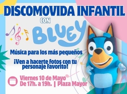 Discomovida infantil con Bluey en Laguna de Duero