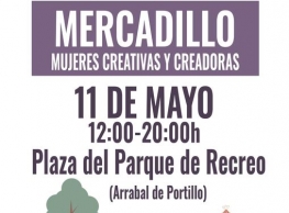 Mercadillo "Mujeres creativas y creadoras" en Portillo