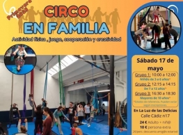 "Circo en familia" en la Luz de las Delicias
