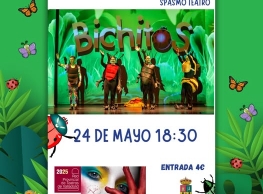 Spasmo Teatro presenta “Bichitos” en La Cistérniga