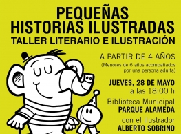 "Pequeñas historias ilustradas" en la Biblioteca Parque Alameda