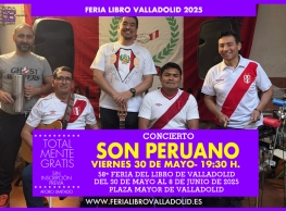 "Son Peruano" en la Feria del Libro de Valladolid