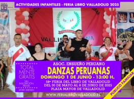Danzas Peruanas en la Feria del Libro de Valladolid