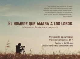 Proyección "El hombre que amaba a los lobos"