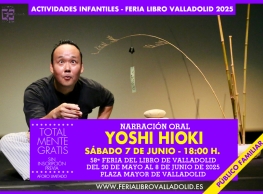 Narración Oral con Yoshi Hioki en la Feria del Libro de Valladolid