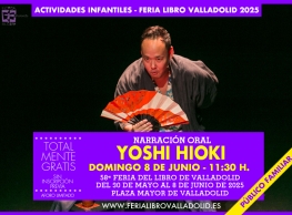Narración Oral con Yoshi Hioki en la Feria del Libro de Valladolid