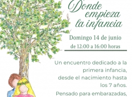 "Donde empieza la infancia" en el Puente Azul "Donde empieza la infancia" en el Puente Azul