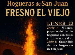 Hogueras de San Juan en Fresno El Viejo