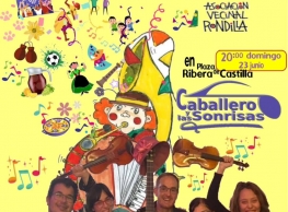 "Caballero y las sonrisas” en las Fiestas dela Rondilla