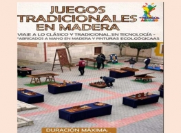Juegos tradicionales en madera en Mucientes