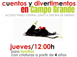 "Cuentos y divertimentos" en la Biblioteca del Campo Grande