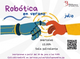 Talleres de robótica en la Biblioteca Pública de Castilla y León Talleres de robótica en la Biblioteca Pública de Castilla y León