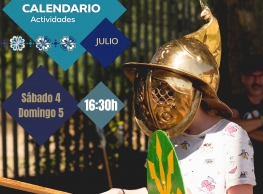 Taller "Pequeños gladiadores" en la Villa Romana La Olmeda Taller "Pequeños gladiadores" en la Villa Romana La Olmeda