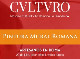 Taller infantil de "Pintura mural romana" en la Villa Romana La Olmeda