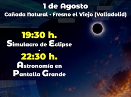 Simulacro del eclipse y Astronomía en Fresno el Viejo