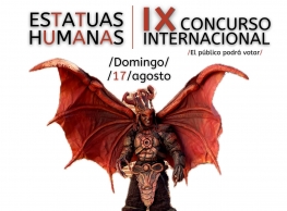 IX Concurso Internacional de Estatuas Humanas en Alaejos