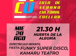 Kamaru Teatro presenta "Funky Súper Disco" en Cuéllar