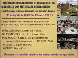 Talleres de construcción de instrumentos en Urueña Talleres de construcción de instrumentos en Urueña