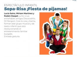 Sopa - Risa "¡Fiesta de pijamas" en el Museo de la Evolución Humana