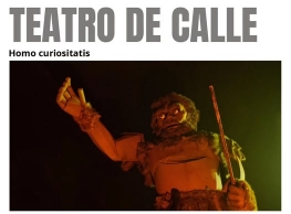 Teatro de calle "Homo curiositatis" en el Museo de la Evolución Humana